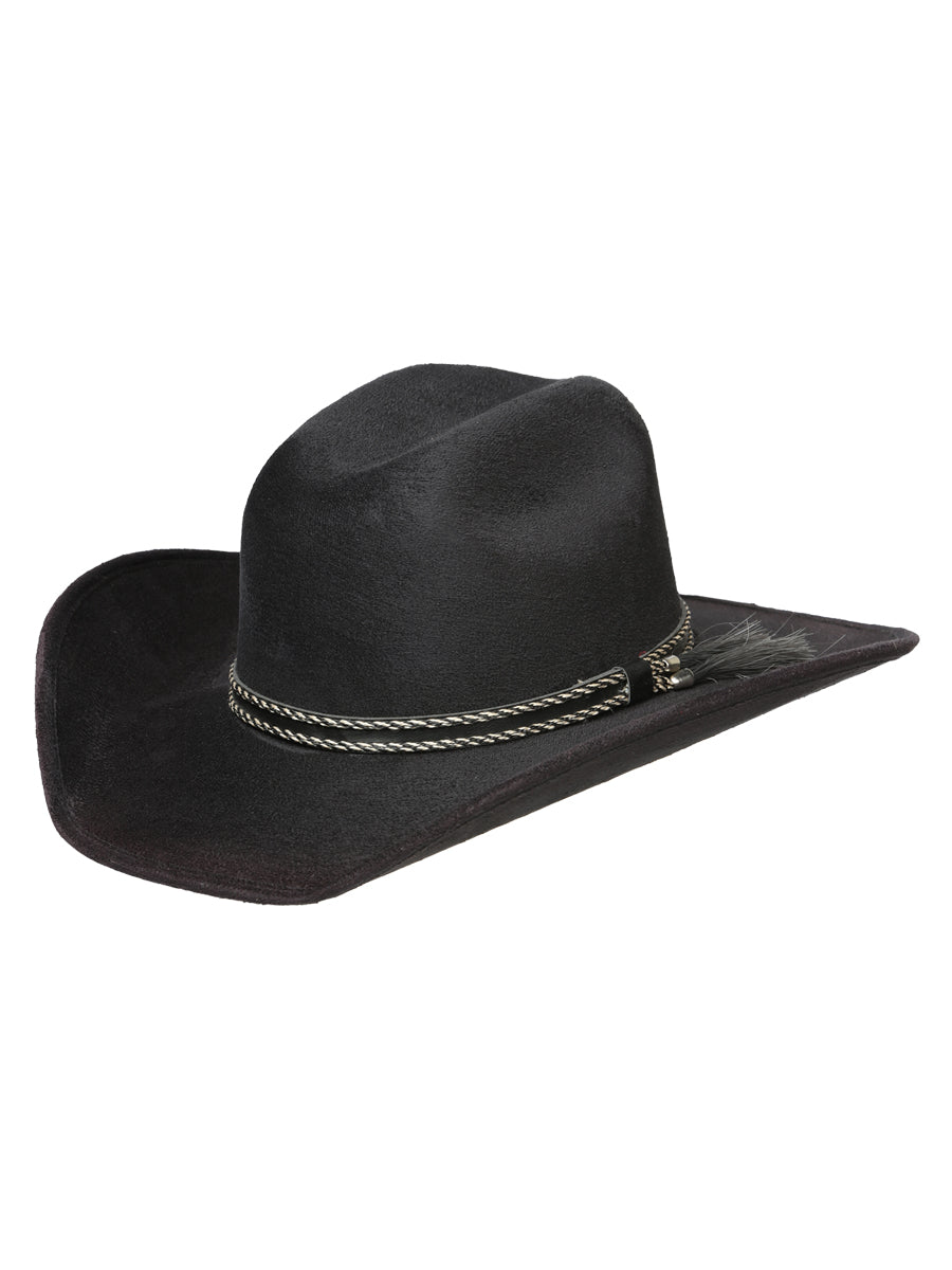 El General Suede Western Kids Hat in Black