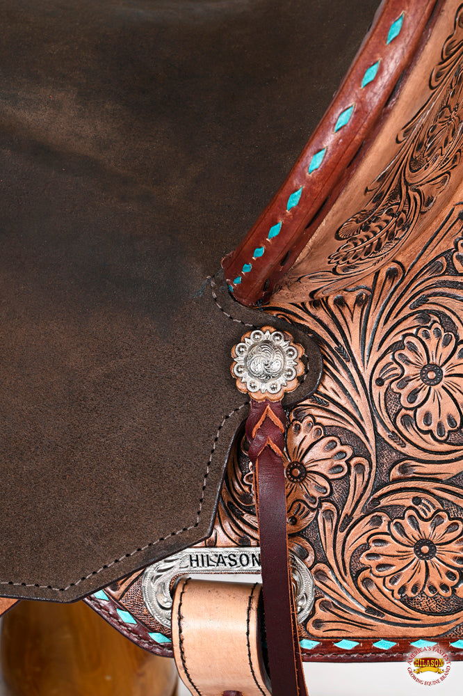 Weatherproof Flex Tree Western Saddle With Premium American Leather For Extended Trail
