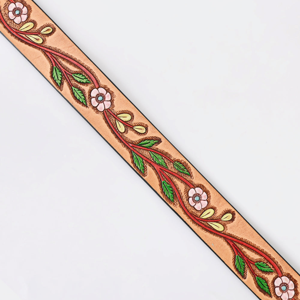 American Darling Beautifully Hand Tooled Genuine American Leather Belt Men and Women