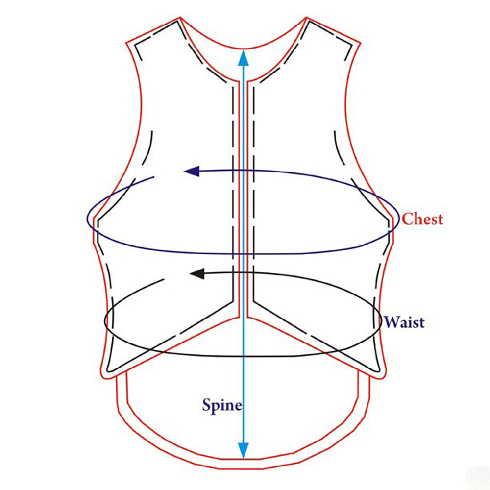 HILASON Equestrian Bull Riding Rodeo Safety Vest Protective Leather