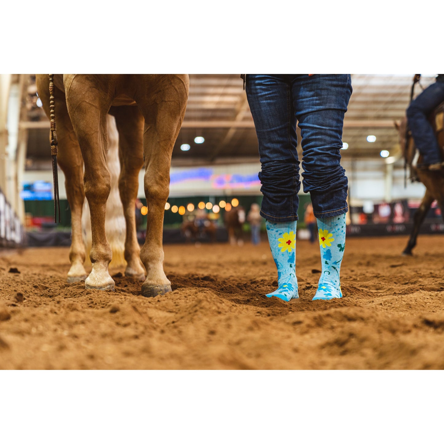 Cowgirl Buckaroo Performance Boot Socks