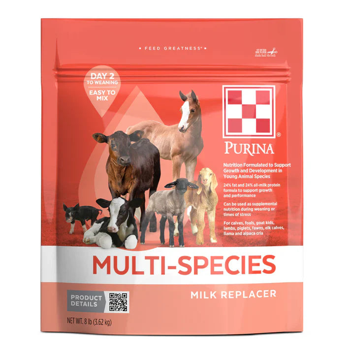 Purina® Multi-Species Milk Replacer 8 Lb - (Case4x8#)