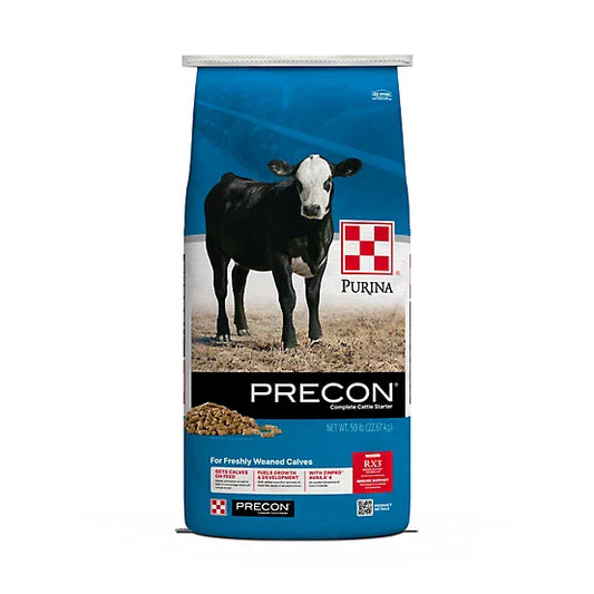 Purina Precon Complete with RX3 Cattle Feed, 50 lb. Bag