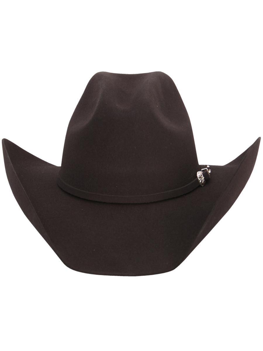 El General Felt Western Hat 50X in Dark Brown