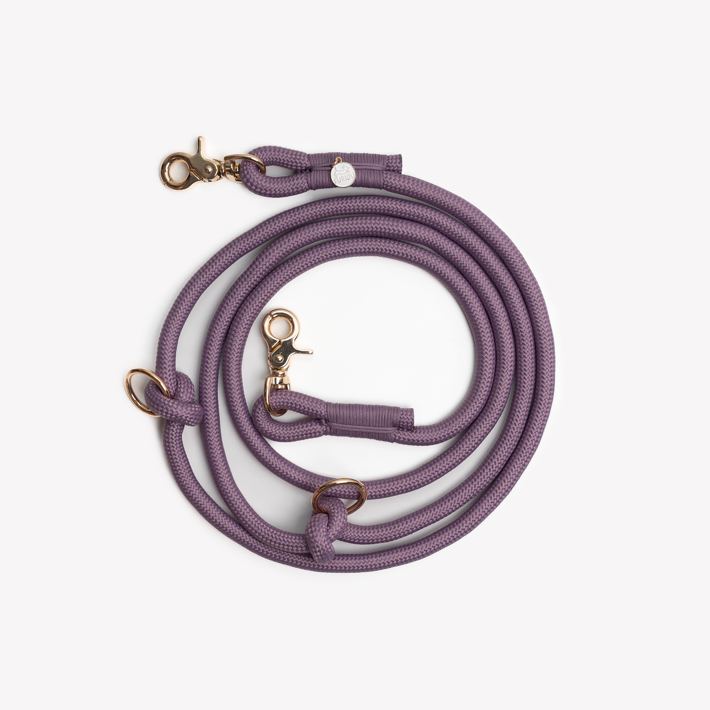 'Lilac' - Hands Free Braided Leash