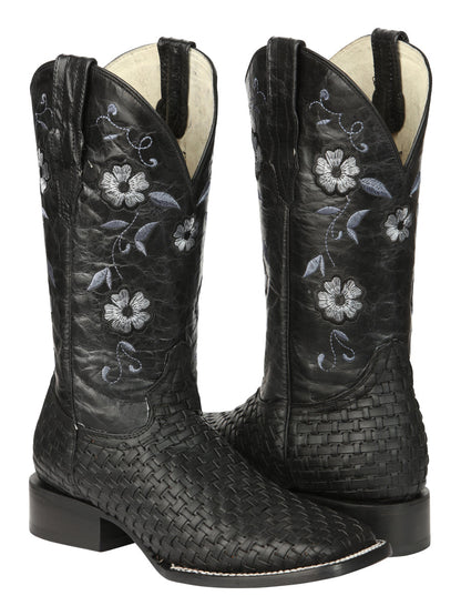 El General Women's Petatillo Rodeo Boots — Crazy Black