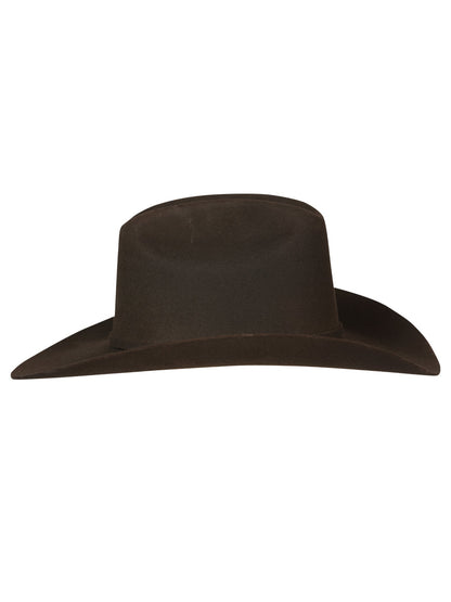 El General 50X Sinaloa Wool Cowboy Hat in Chocolate