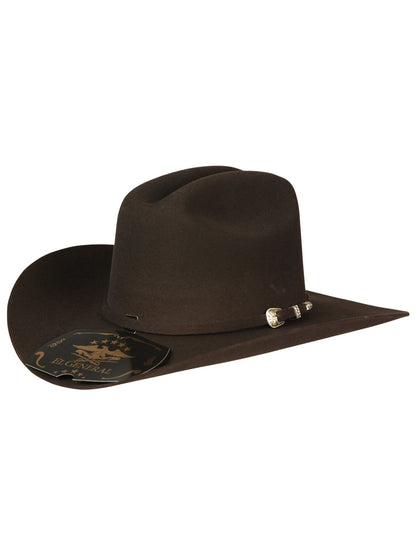 El General 50X Sinaloa Wool Cowboy Hat in Chocolate