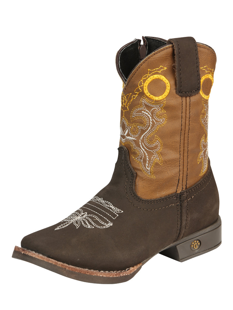 El General Kids Rodeo Boots - Chocolate 45390