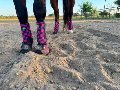 Rodeo Riot Checkered Bell Boot