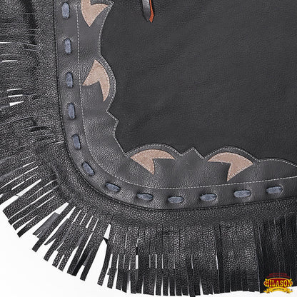 Hilason Western Adult Pro Rodeo Bronc Bull-Riding Genuine Leather Chinks Chaps