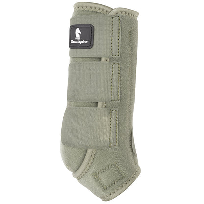 Classic Equine Horse Rear Hind Sports Boots Classicfit Olive