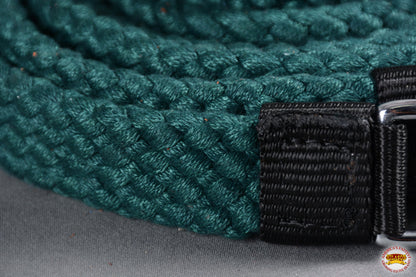 HILASON 7 Ft Braided Flat Cotton Roping Rein