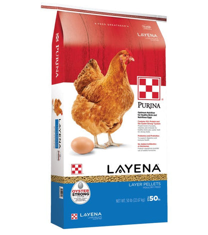 Purina Layena Pellets Premium Poultry Feed 50 lb