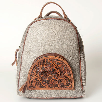 American Darling Hand Tooled Hair On Genuine Leather Women Bag Western Handbag Purse