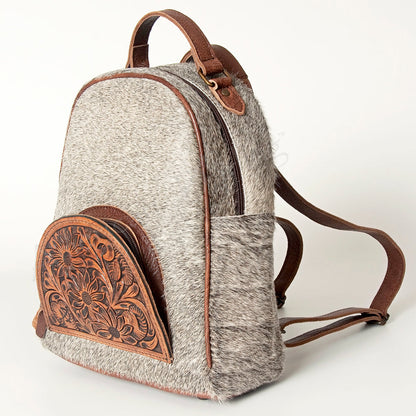 American Darling Hand Tooled Hair On Genuine Leather Women Bag Western Handbag Purse
