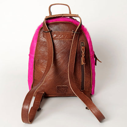 American Darling Hand Tooled Hair On Genuine Leather Women Bag Western Handbag Purse