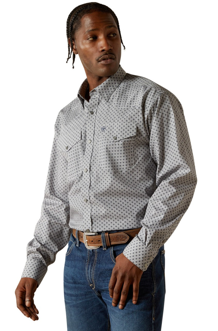 Ariat Men's Wrinkle Free Edward Classic Fit Shirt