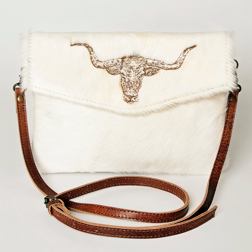 American Darling ADBGS178R Envelope Hair-On Genuine Leather Women Bag Western Handbag Purse