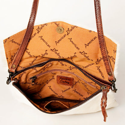 American Darling ADBGS178R Envelope Hair-On Genuine Leather Women Bag Western Handbag Purse