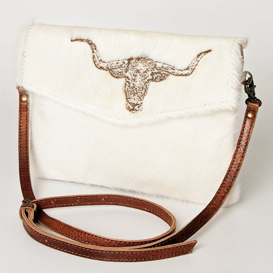 American Darling Hair-On Genuine Leather Envelope Bag