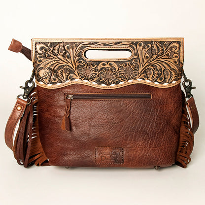 American Darling Clutch Hand Tooled Hair on Genuine Leather Western Women Bag Handbag Purse | Purses for Cute