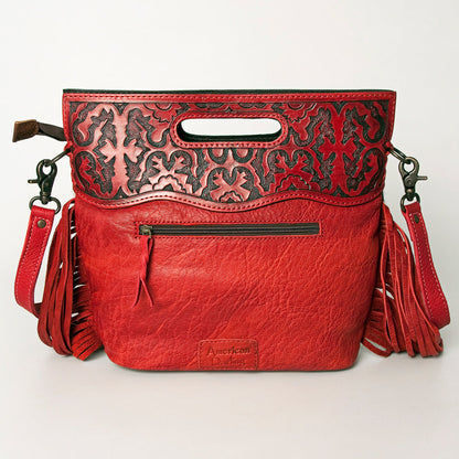 American Darling Clutch Hand Tooled Hair on Genuine Leather Western Women Bag Handbag Purse | Purses for Cute