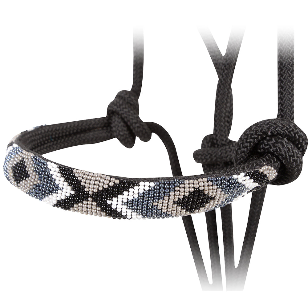 7.5 Ft Cashel Beaded Wave Rope Halter Lead