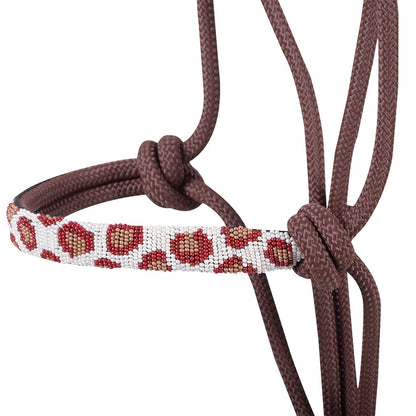 7.5 Ft Cashel Beaded Wave Rope Halter Lead