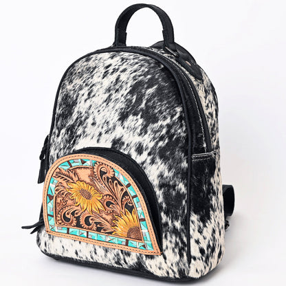 American Darling Hand Tooled Hair On Genuine Leather Women Bag Western Handbag Purse
