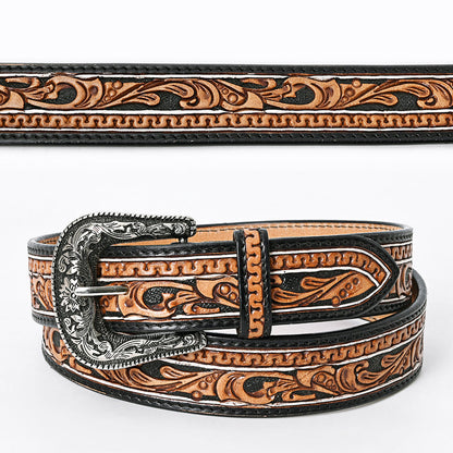 American Darling Beautifully Hand Tooled Genuine American Leather Belt Men and  Women