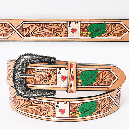 American Darling Beautifully Hand Tooled Genuine American Leather Belt Men and  Women