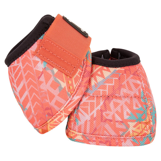 Classic Equine Horse No Turn Leg Bell Boots Pair Safari