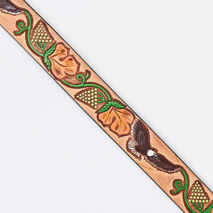 American Darling Beautifully Hand Tooled Genuine American Leather Belt Men and  Women