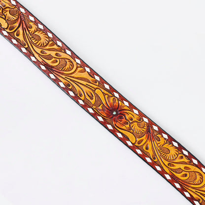 American Darling Beautifully Hand Tooled Genuine American Leather Belt Men and  Women