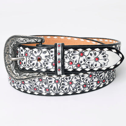 American Darling Beautifully Hand Tooled Genuine American Leather Belt Men and  Women