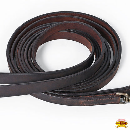 HILASON Western Genuine Leather Horse Split Reins | Riding-Reins | Reining-Reins