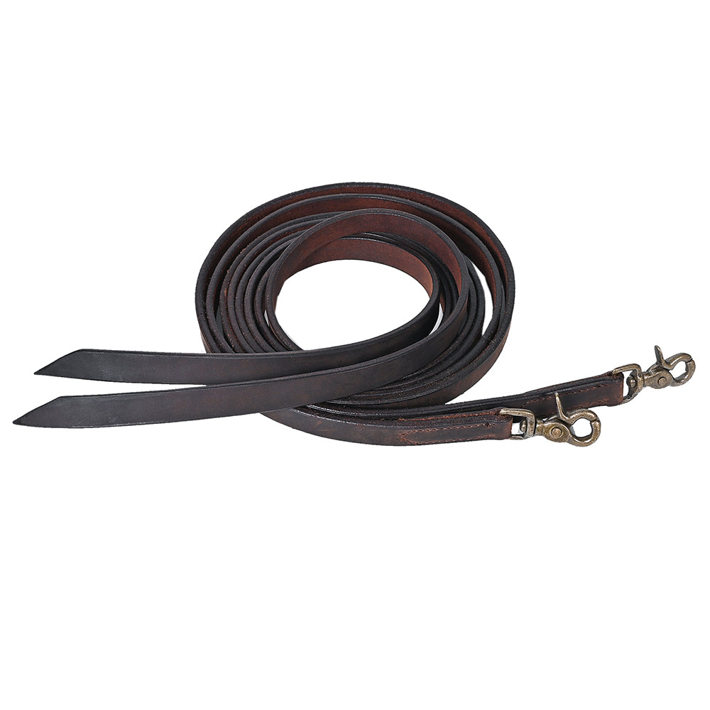 HILASON Western Genuine Leather Horse Split Reins | Riding-Reins | Reining-Reins