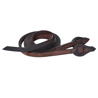 HILASON Western Genuine Leather Horse Split Reins | Riding-Reins | Reining-Reins