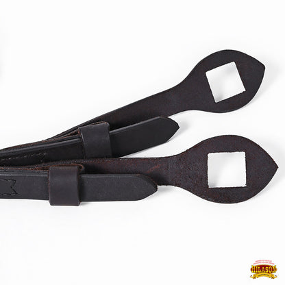 HILASON Western Genuine Leather Horse Split Reins | Riding-Reins | Reining-Reins