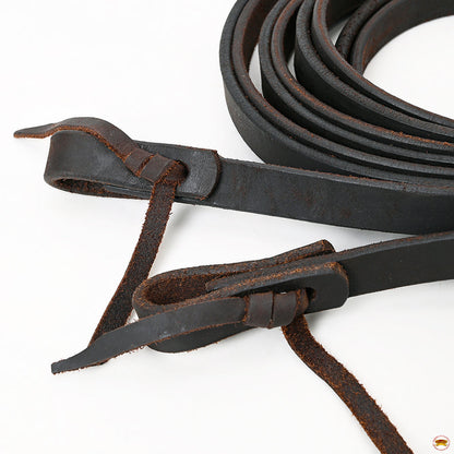 HILASON Western Genuine Leather Horse Split Reins | Riding-Reins | Reining-Reins