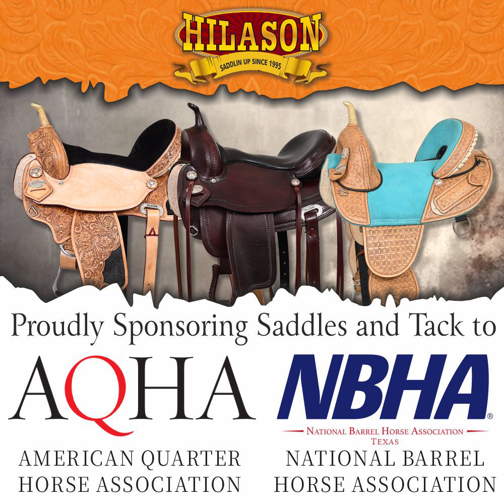 Hilason Western Horse Flex Tree Saddle American Leather Trail Barrel