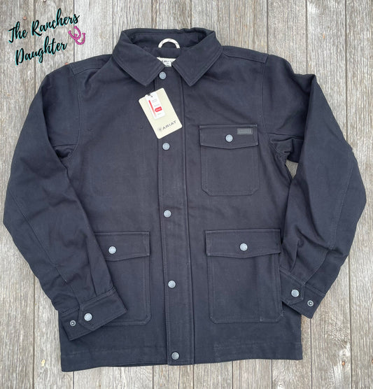 Ariat Women's Black Western Canvas Chore Jacket