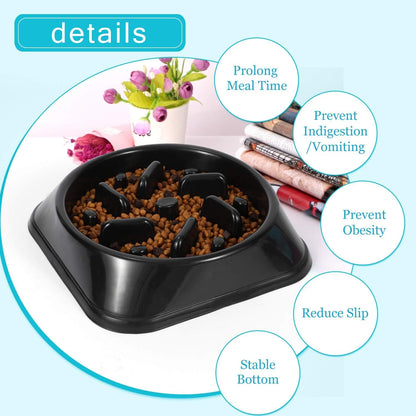 Dog Feeder Slow Eating Pet Bowl Eco-Friendly