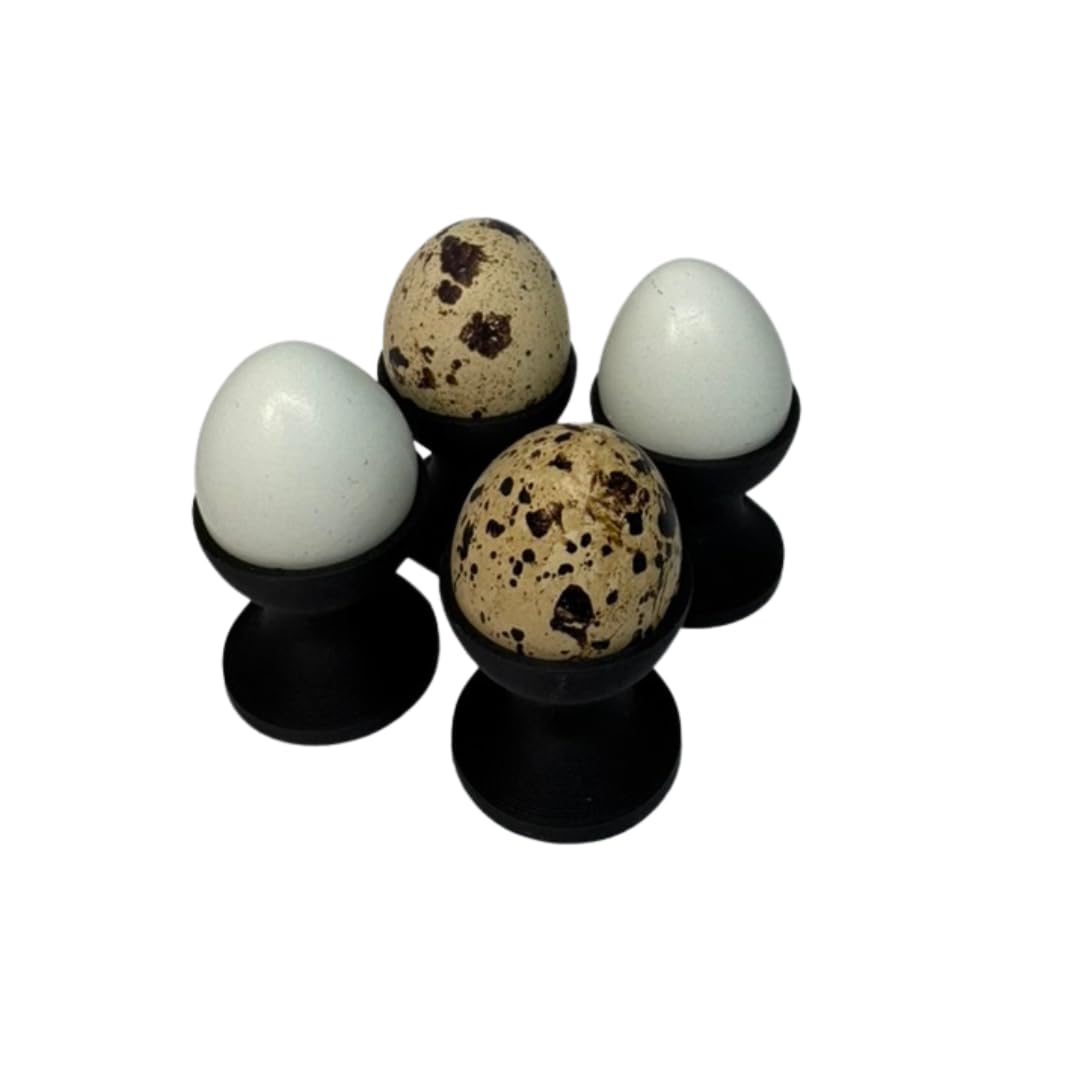 Mini Egg Cup Set, Quail Egg Holders, Set of 4