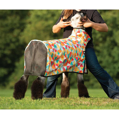 MEDIUM Nylon Sheep Blanket, Mesh Butt - Kaleidoscope