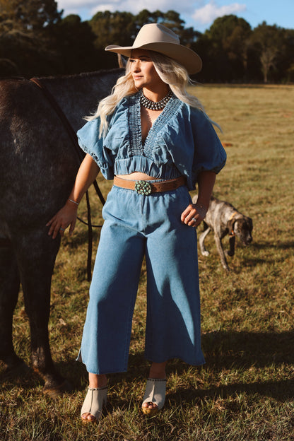The Denim Top