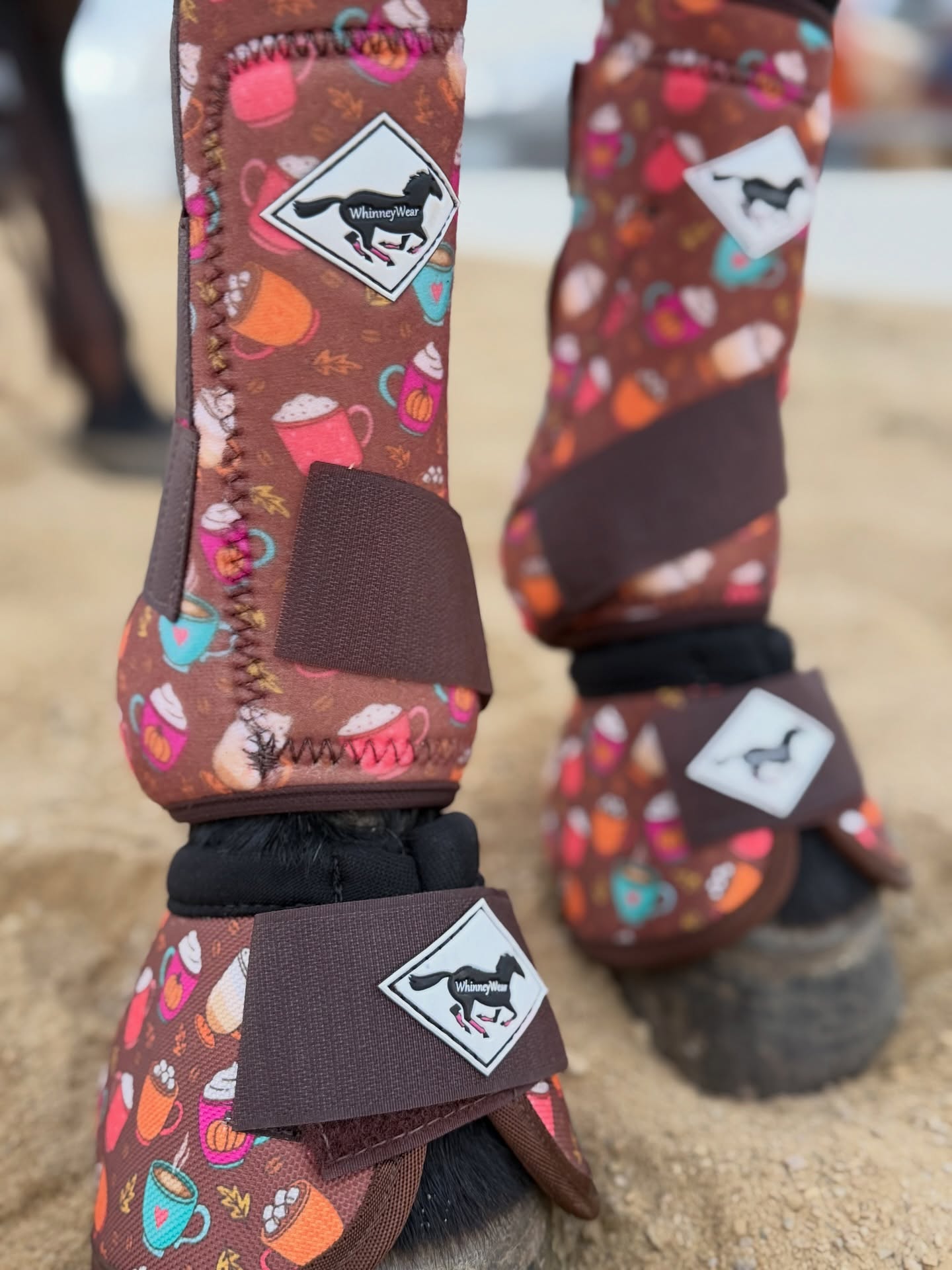 November Limited Edition Print: Sweater Weather Sips Protective Sport Boots