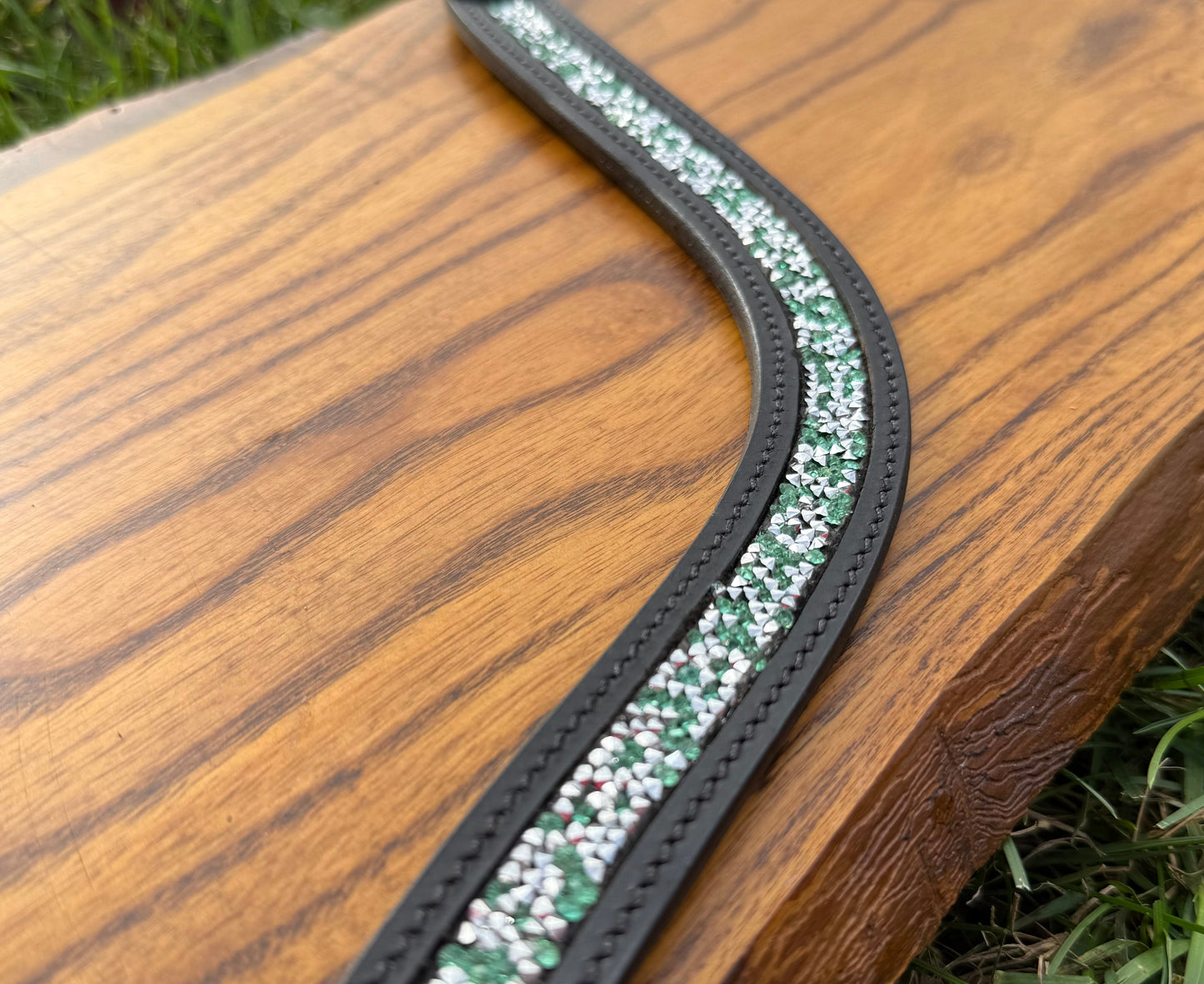 Silver Mint Luxe Quick Snap Browband