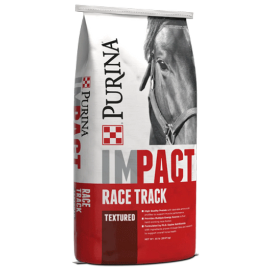Purina® Impact® 14% Race Track Textured Horse Feed (RED)